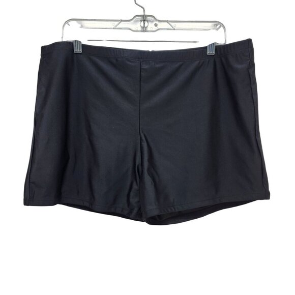 Holipick Womens Black Plus Size Swim Dress Adjustable Straps Size 20W - Picture 7 of 8